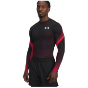 Чоловіча футболка Under Armour Heatgear Sub Crew Ls червоний/чорний Red/Black/White