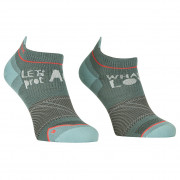 Жіночі шкарпетки Ortovox Alpine Light Low Socks W сірий/зелений