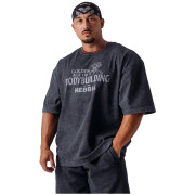 Чоловіча функціональна футболка Nebbia NEBBIA x Olympia Heavyweight Cotton T-Shirt чорний Black