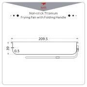 Сковорода Keith Titanium Non-stick Titanium Frying Pan