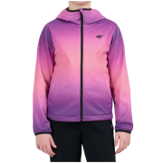 Дитяча софтшелова куртка 4F Softshell Jacket F603 Multicolour 3 Allover рожевий Multicolour 3 Allover