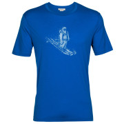 Чоловіча футболка Icebreaker Tech Lite II SS Tee Skiing Yeti синій