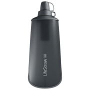Фільтруюча пляшка LifeStraw Peak Squeeze Bottle 1L чорний Dark Grey