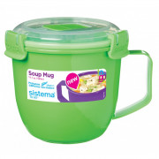 Hrnek Sistema Microwave Small Soup Mug Color zelená