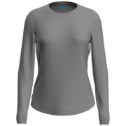 Жіноча функціональна футболка Icebreaker W Mer 125 Cool-Lite Sphere III LS Tee сірий Metro Heather