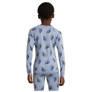 Дитяча функціональна футболка Icebreaker Kids M 200 Oasis LS Crewe Bear Tour AOP