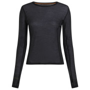 Жіноча футболка Icebreaker Women Merino Blend 75 Cool-Lite™ Featherlight™ LS Crewe чорний Black
