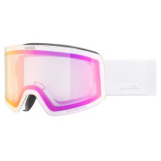 Лижна маска Uvex Provoqe V білий WHITE MATT DL/PINK-CLEAR S0-2