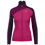 Жіноча функціональна толстовка Karpos Federa Full-Zip W Fleece рожевий/фіолетовий Pink/Boysenberry/Vulcan