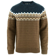 Чоловічий светр Fjällräven Övik Knit Sweater M коричневий Dark Oak-Navy