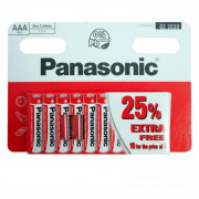 Акумулятор Panasonic Zinc C AAA/10 білий/червоний