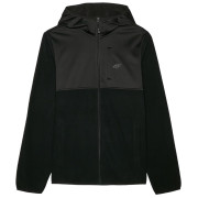 Чоловіча толстовка 4F Fleece M269 чорний DEEP BLACK