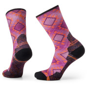 Жіночі шкарпетки Smartwool W Hike Light Cushion Southwest Tile Crew рожевий/чорний