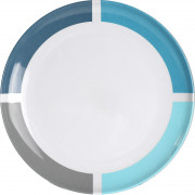 Тарілка Brunner Aquarius Dinner plate білий/синій