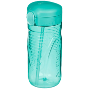 Пляшка Sistema Quick Flip Top s brčkem 520 ml зелений