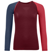 Жіноча футболка Ortovox 120 Comp Light Long Sleeve W червоний dark blood