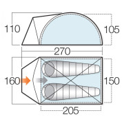 Намет Vango Alpha 250 (2019)