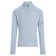 Дитяча функціональна футболка Icebreaker K 260 Tech LS Half Zip блакитний Zinc Blue