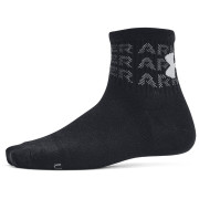 Дитячі шкарпетки Under Armour Yth UA Essential 6Pk Qtr Black
