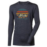 Чоловіча функціональна футболка Progress Loki "Landscape" сірий šedý melír