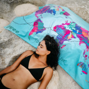 Rychleschnoucí osuška Towee Travel The World 80x160 cm