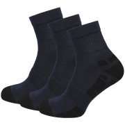 Шкарпетки MOOA Silver Bamboo Mid 3-pack синій/чорний Blue/Black