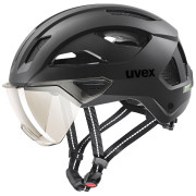 Велошолом Uvex Stride Visor чорний black matt