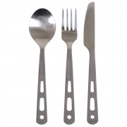 Набір столових приборів LifeVenture Knife Fork Spoon Set - Titanium