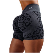 Жіночі шорти Nebbia Push-Up Compression Leopard Shorts Primal чорний BLACK LEOPARD