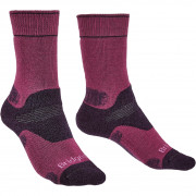 Dámské ponožky Bridgedale Hike MW MP Boot fialová berry/plum 352