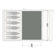 Килимок до намету Outwell Cozy Carpet Florida / Alabama 6 Air