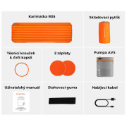 Надувний килимок Flextail TINY Sleeping Pad R05 AVS - with pump 196 cm