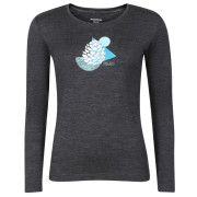 Жіноча функціональна футболка Progress Hela "Cone" сірий šedý melír