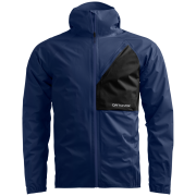 Чоловіча водонепромокна куртка Ortovox Trace 2.5L Jacket M синій/чорний Blue Nunatak