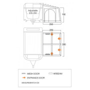 Приставний намет Vango Balletto Air 330 Elements Shield