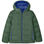 Дитяча куртка Patagonia K's Hi-Loft Down Sweater Hoody - CNGR зелений Canopy Green