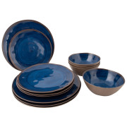 Набір посуду Bo-Camp Tableware Halo 12 pcs темно-синій Blue