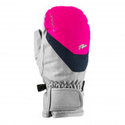 Лижні рукавички Relax Quente сірий/рожевий