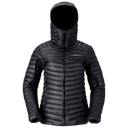 Жіноча пухова куртка Norrona trollveggen down800 super light Hood чорний Caviar Black