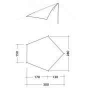 Брезент Robens Trail Wing Tarp
