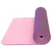Килимок Yate Yoga Mat двошаровий TPE темно-фіолетовий/рожевий