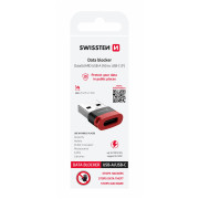 Адаптер Swissten Dataguard With Data Blocking USB-A (Male) / USB-C (Female)