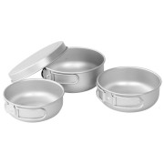 Набір посуду Easy Camp Adventure Ultra Light Cook Set срібний Silver