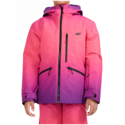 Дитяча зимова куртка 4F Technical Jacket F1199 Multicolour рожевий Multicolour 3 Allover