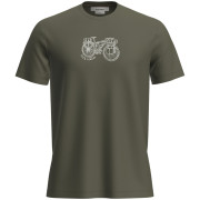 Чоловіча функціональна футболка Icebreaker M Mer 150 Tech Lite SS Tee Adventure Rid зелений Loden