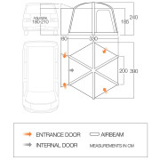 Приставний намет Vango Airhub Hexaway II Low