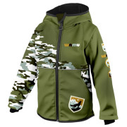 Дитяча софтшелова куртка WAMU Khaki хакі KHAKI