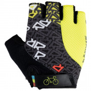 Велосипедні рукавички Radvik Runde чорний/жовтий