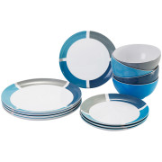 Набір посуду Brunner Spectrum Aquarius Midday білий/синій
