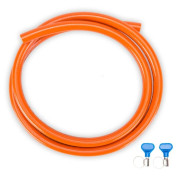 Шланг Gimeg Plynová hadice 5 m se svorkami помаранчевий orange
